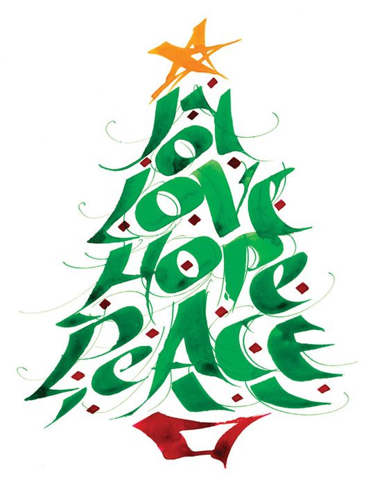 Pip Wilson bhp LOVE CHRISTMAS TREE.