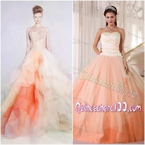 Peaches and Cream Quinceanera Theme Outfit Ideas Quince Candles