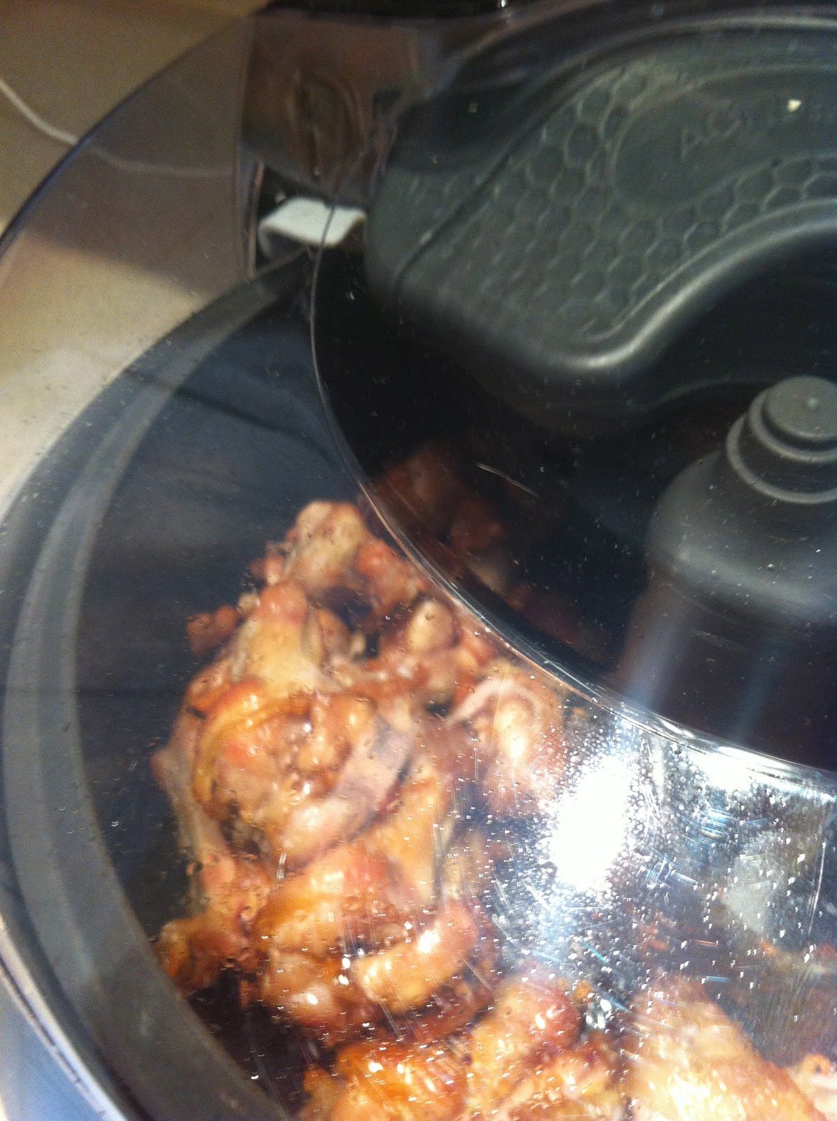 Cooking Illustrated Chicken Wings made in a TFal Actifry