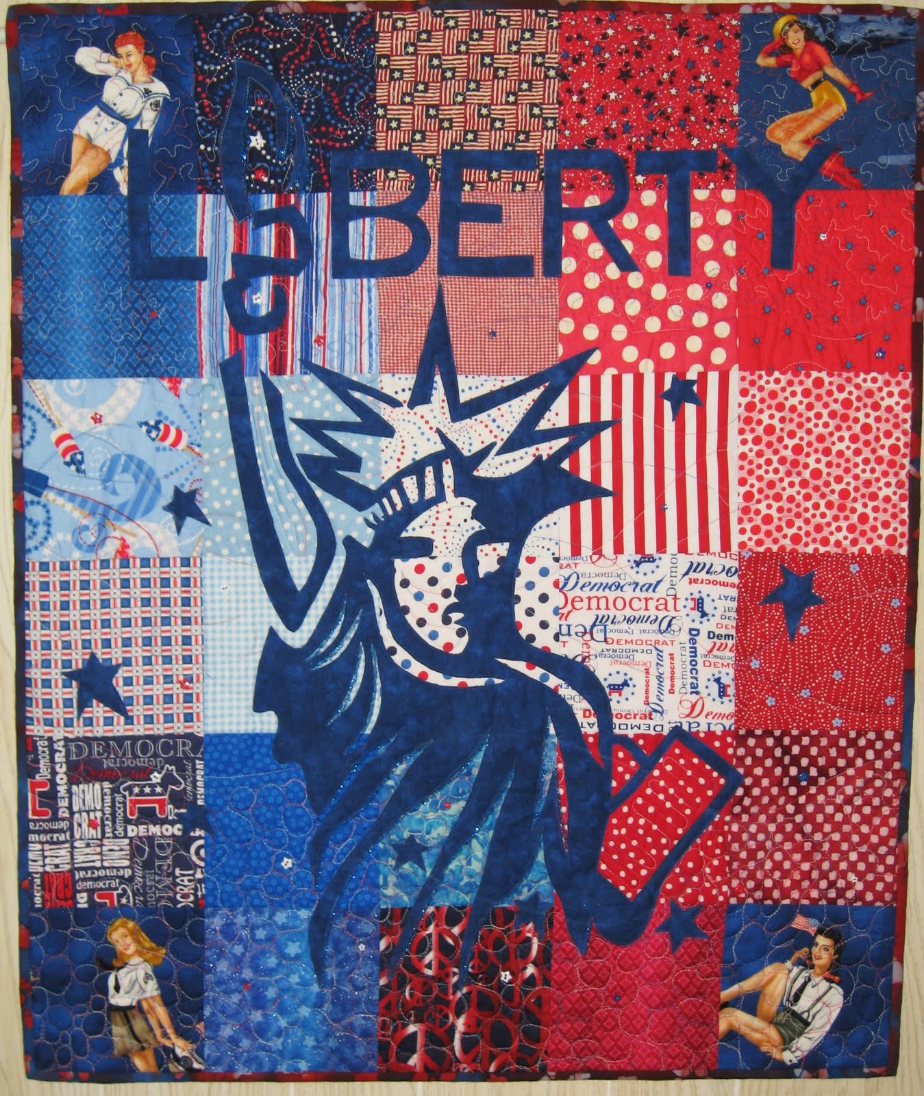 Artsy Chick Quilts Lady Liberty