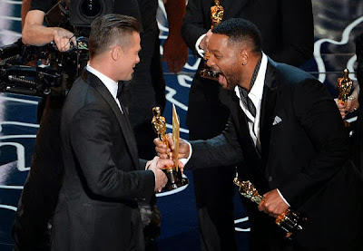 oscars 2014 will smith brad pitt