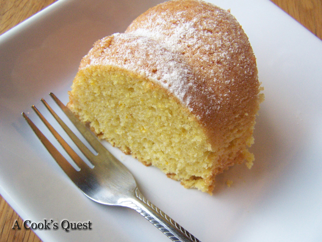 A Cook's Quest Orange Polenta Pound Cake