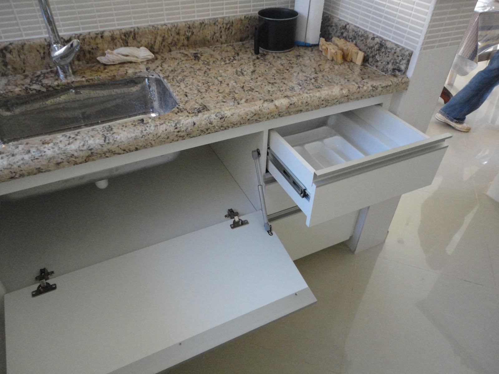 #404C5F Cozinha Compacta 1600x1200 px Armario De Cozinha Compacta Mdf #1969 imagens