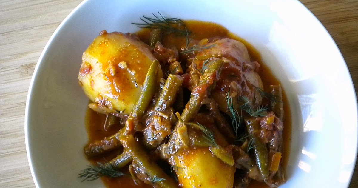 In My Kitchen Balkan Potato, Paprika and Green Bean Stew