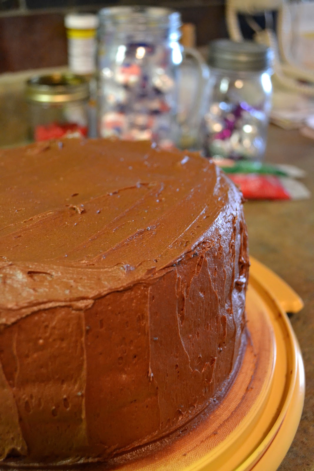 Simple Savory & Satisfying Chocolate on Chocolate Cake