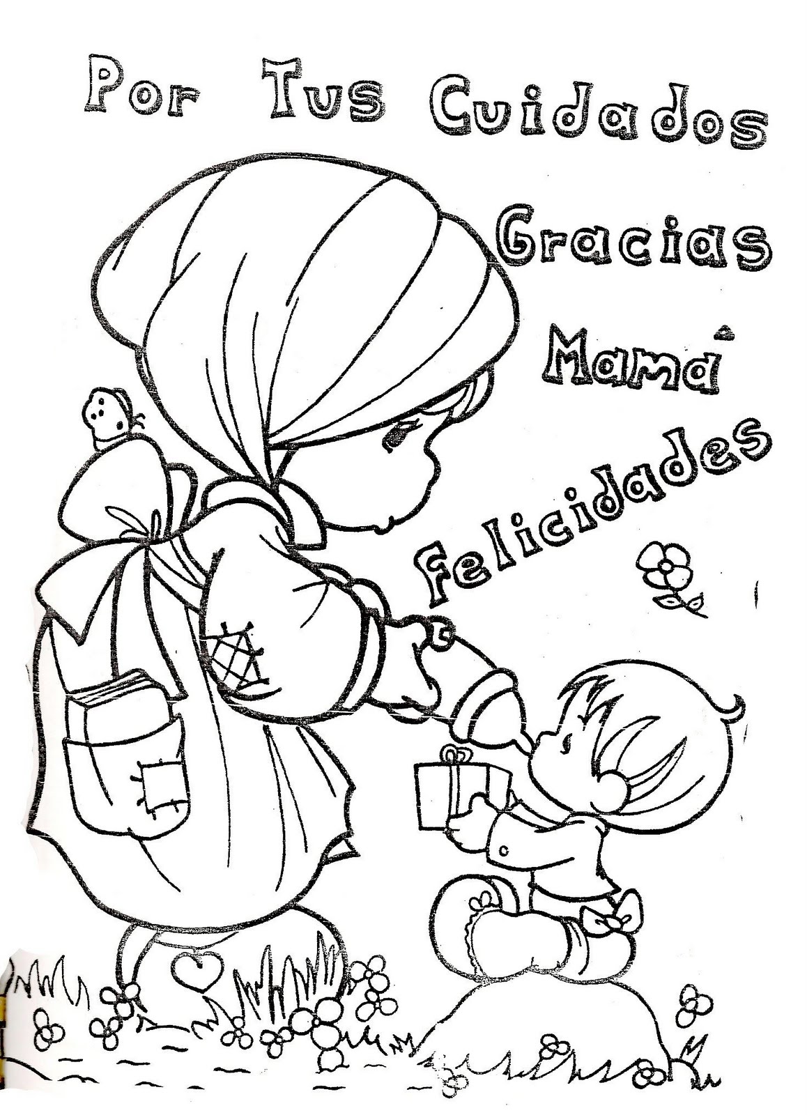 Dibujos del día de la Madre para colorear