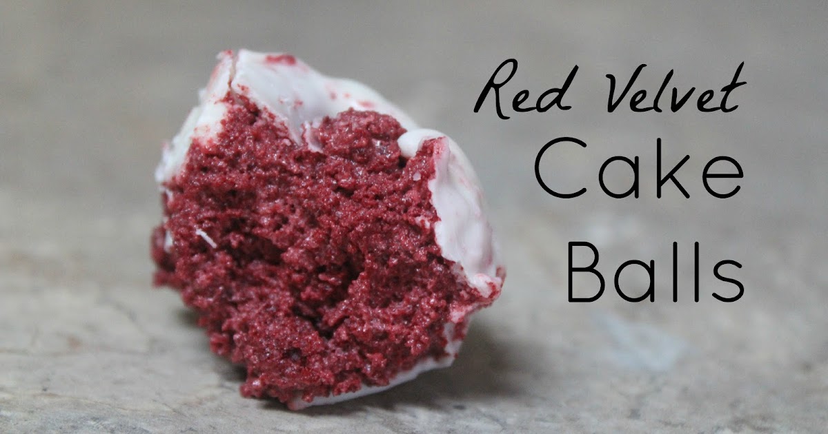 Red Velvet Cake Balls With Almond Bark Red Velvet Cake Balls With Almond Bark