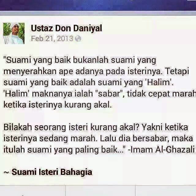 Suami Isteri Bahagia Kata Ustaz Don Daniyal Dunia Sebenar Shida