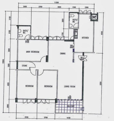 New Bto Flats Hdb Tampines 5 Room Floor Plan