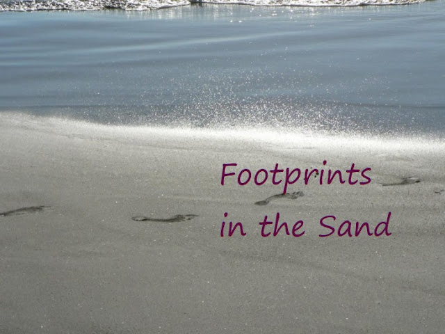 Footprints in the sand