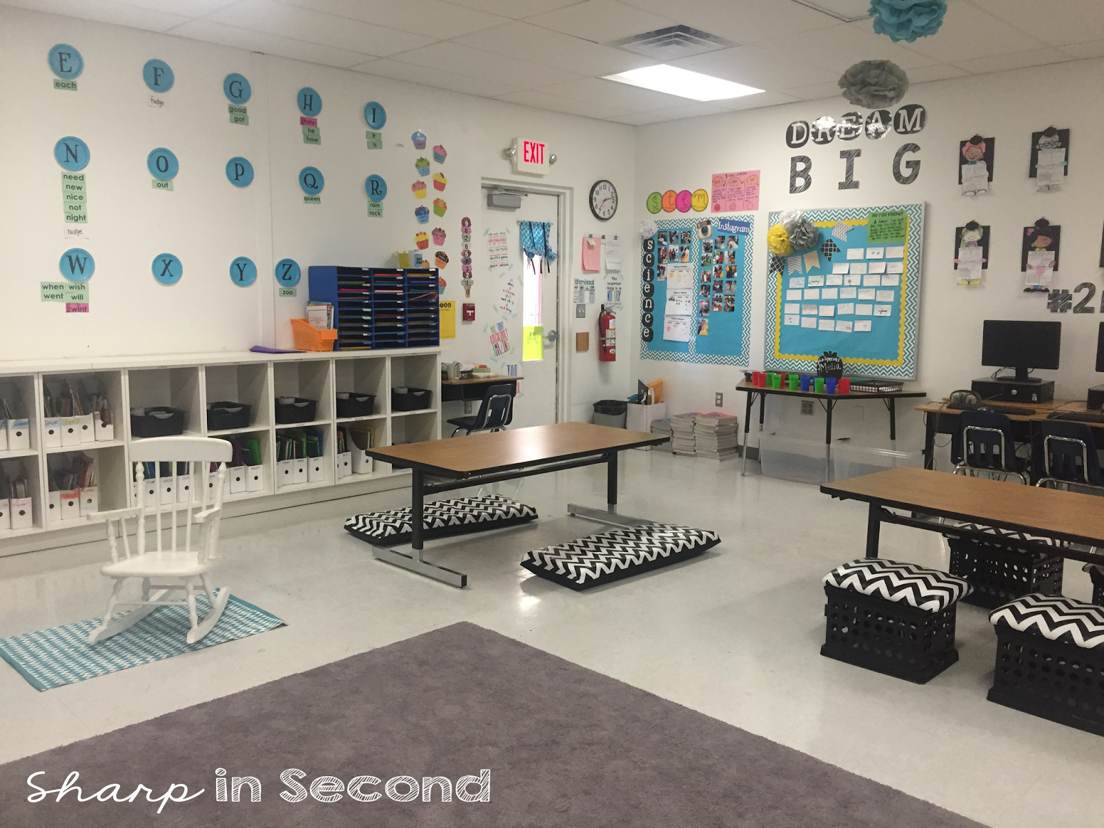 Sharp in Second Alternative Seating in My Classroom