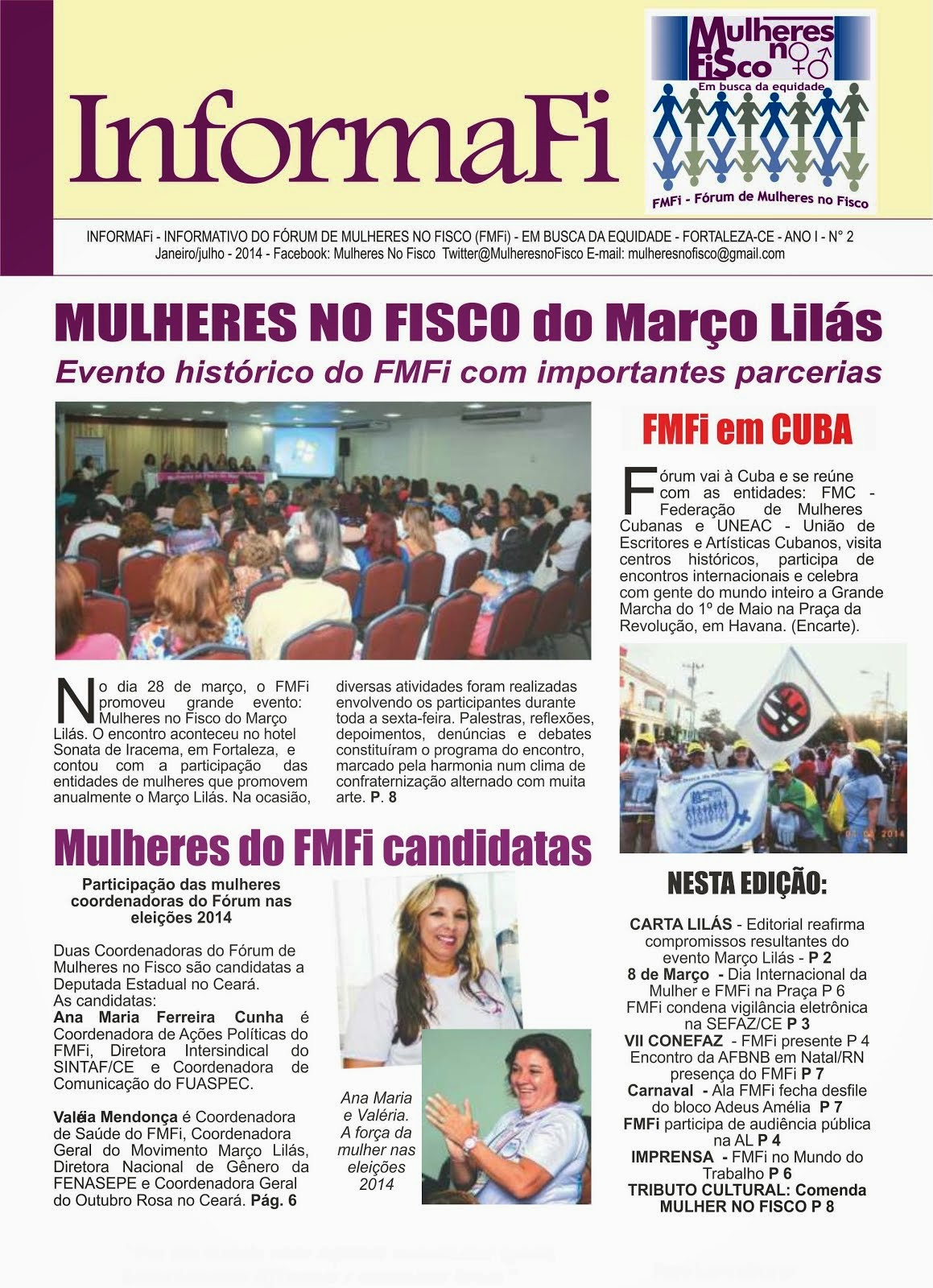 INFORMAFi – Informativo do FMFi – Fórum de Mulheres no Fisco