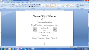 I create my label as a Word document. Use assorted fonts and clip art to .