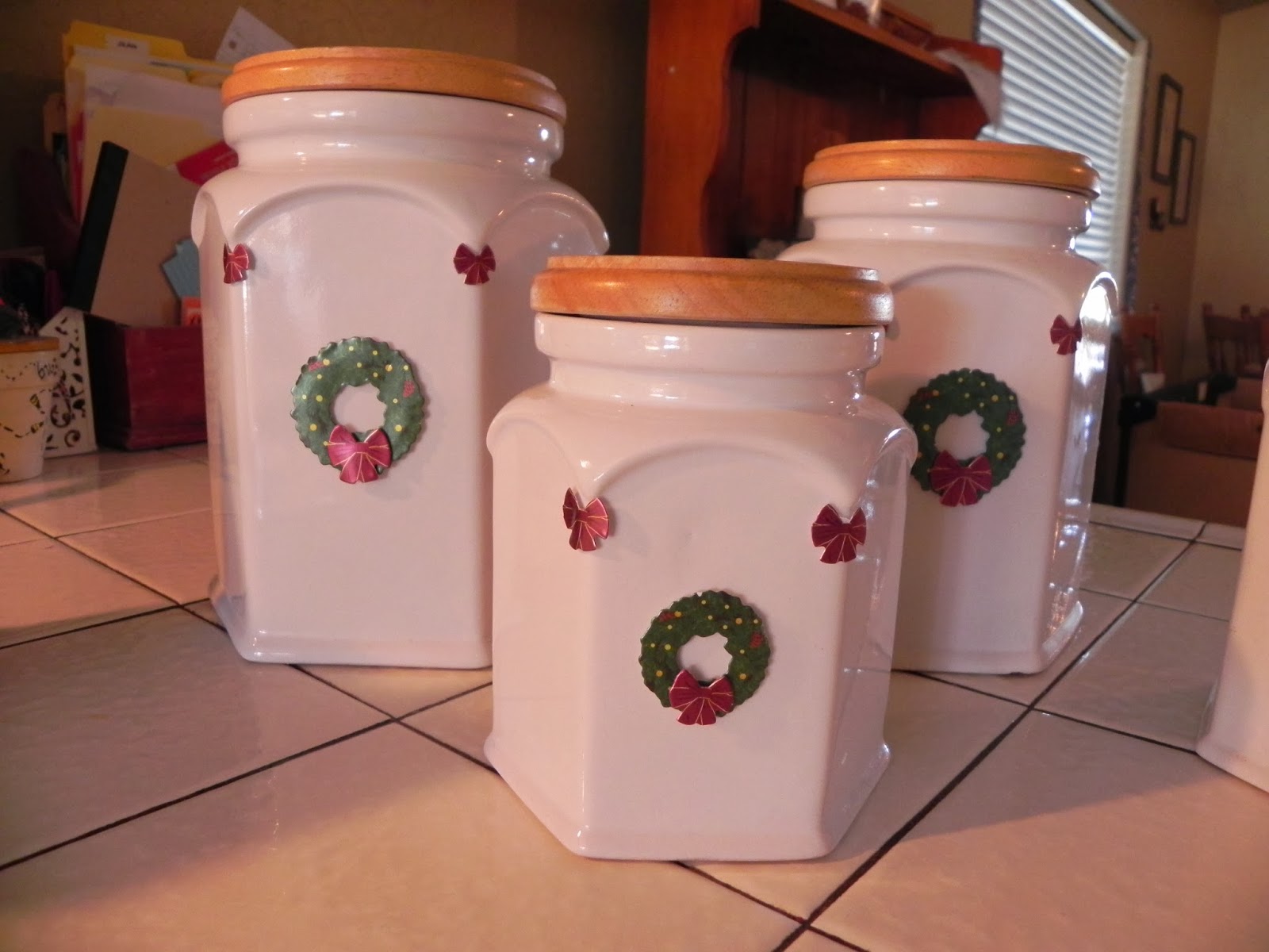 The Messy Roost Christmas Canister Set