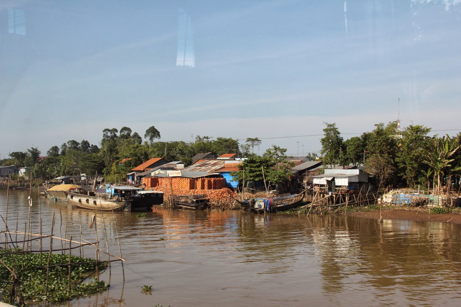 A riverside brickyard in southern Vietnam. A riverside brickyard in southern Vietnam.