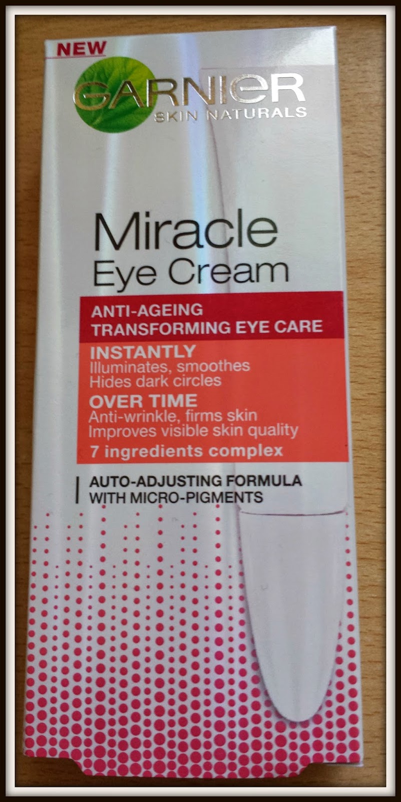 Does the new Garnier Miracle Eye Cream really reduce wrinkles? Glitz