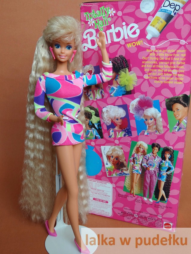 **lalka w pudełku**: Totally Hair Barbie® 1991