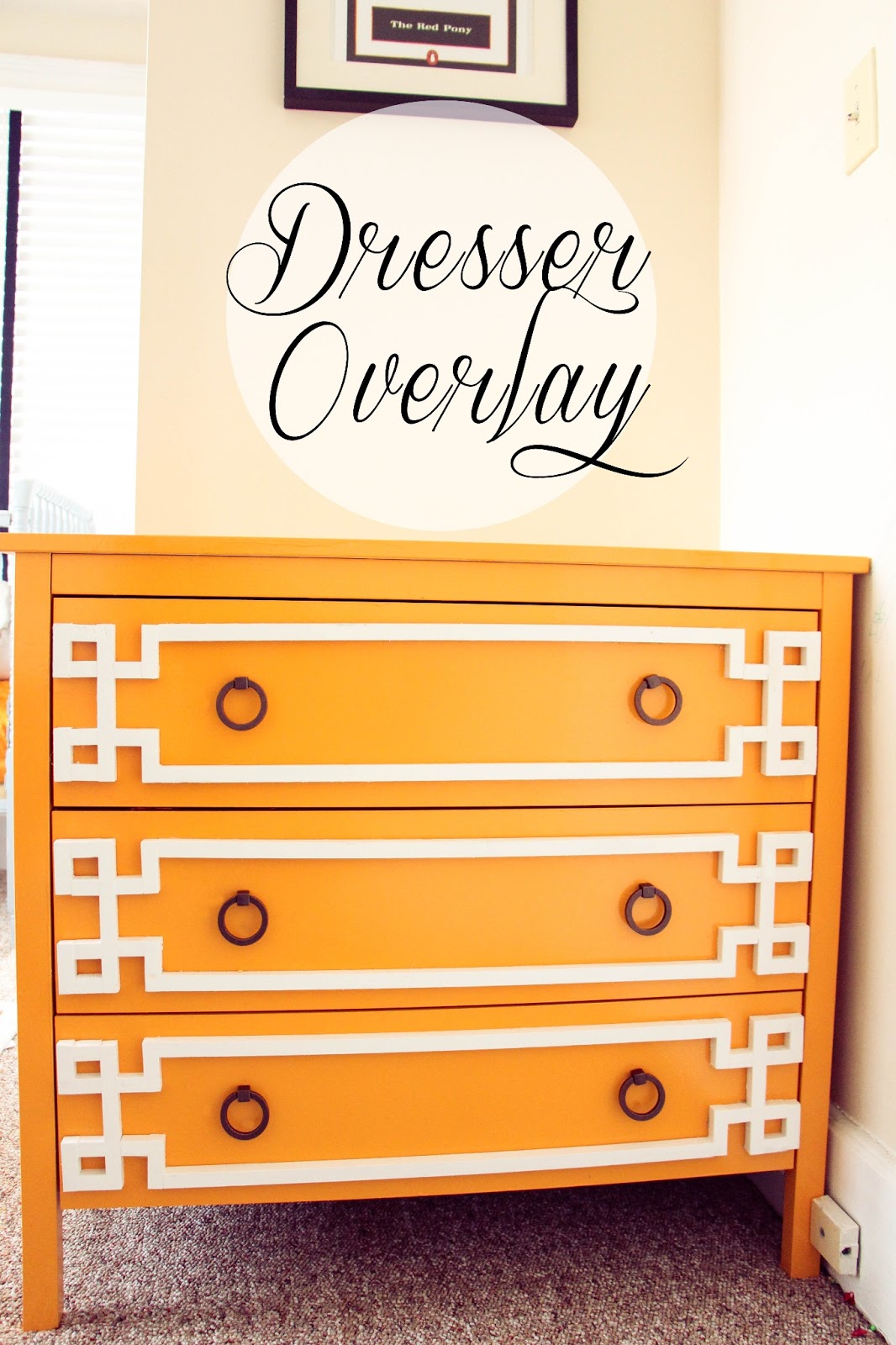 Grosgrain DIY Dresser Overlay