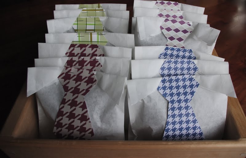 Creative "Try"als Shirt and Tie Goodie Bag For Dad