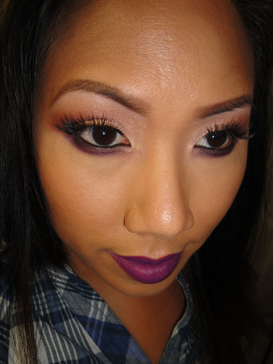 FOTD Purple Pop Makeup By RenRen