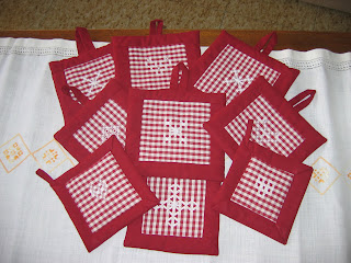 Lana e cotone: dicembre 2010 un fiore nel cuore: I miei lavoretti per Natale