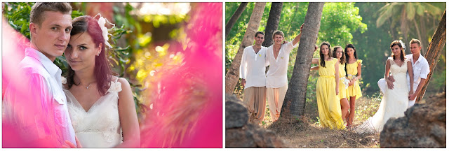 желтая свадьба на пляже, свадебный фотограф