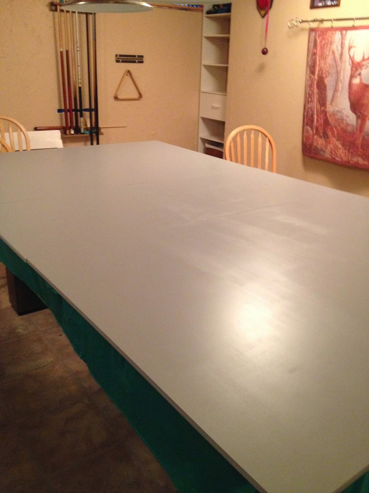 Tracys Treasures How to Cover a Pool Table