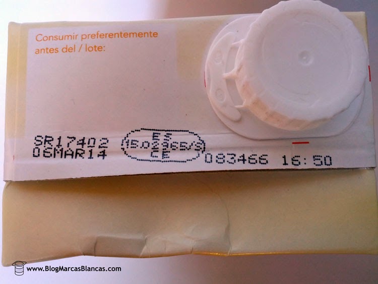 Lácteos de Santander fabrica la Leche con Omega 3 Milbona de Lidl.