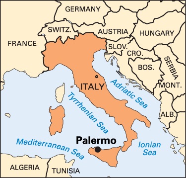 Third Area:  Palermo, Sicily, Jan- Jul 2016