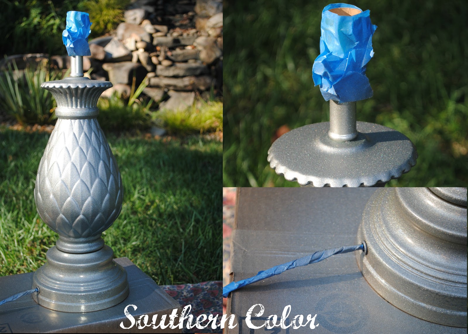 Southern Color Spray Paint Lamp Tutorial