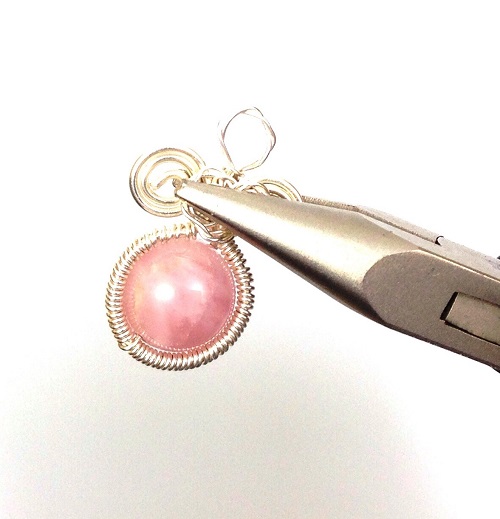 How to Make Coiled Wire Framed Gemstone Earrings The Beading Gem's