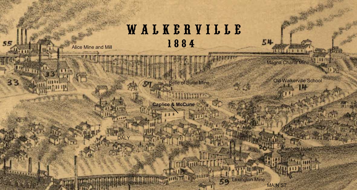 Butte History and "Lost Butte" Walkerville 1884