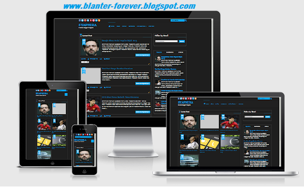 Syaphira Dark Premium Blogger Template Syaphira Dark Premium Blogger Template