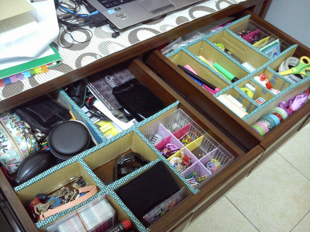 Organizing your Place DIY Desk Dividers My Life, My Dreams