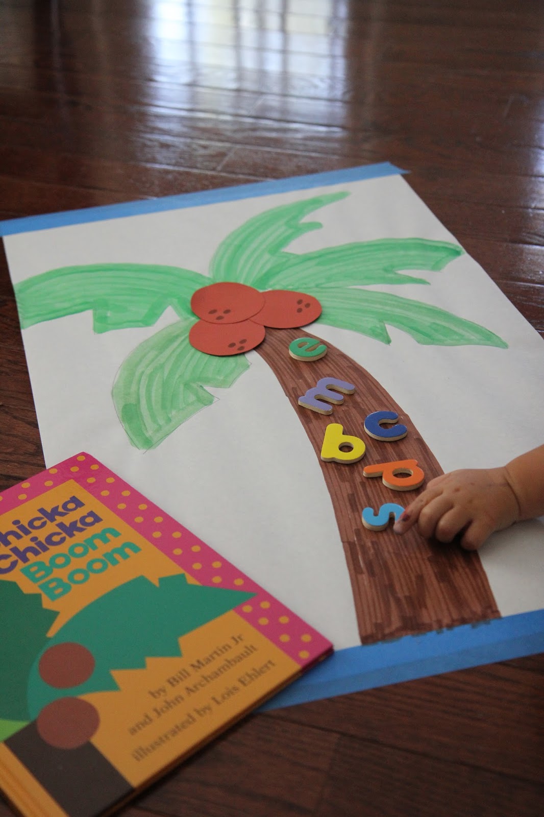 Chicka Chicka Boom Boom Sand Activity Toddler Approved