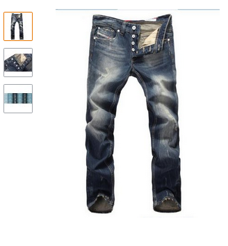 High Quality Nostalgic Retro Beggar Hole Cotton Di Brand Men's Jeans 