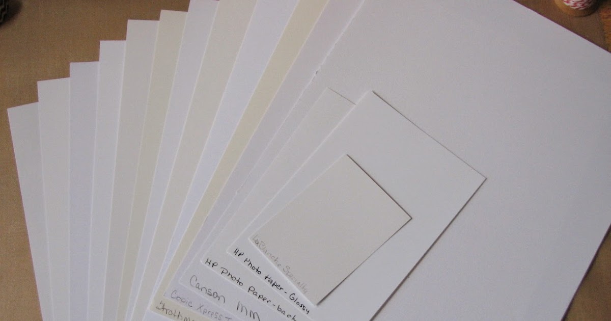 Ink Stains Paper Comparison Brands, Whiteness & Initial Impressions