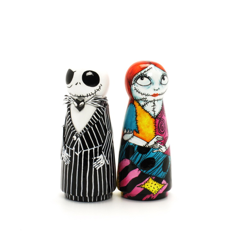 bride groom dead weddding 00013 muddydeadwedding nightmare before christmas cake topper wedding