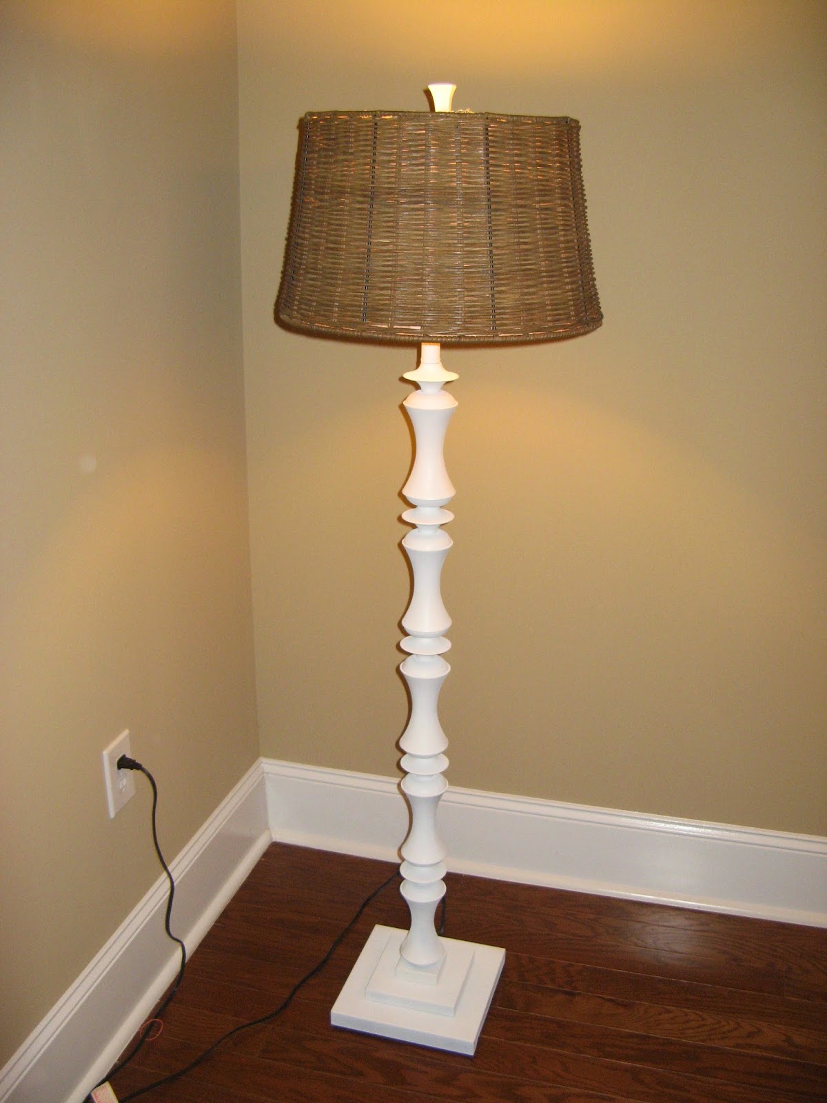 Susan Snyder FLOOR LAMP UPCYCLE