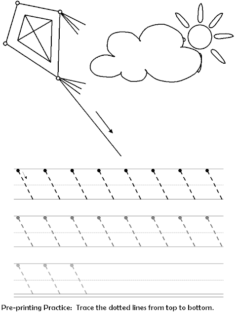 Beginning Handwriting Worksheets