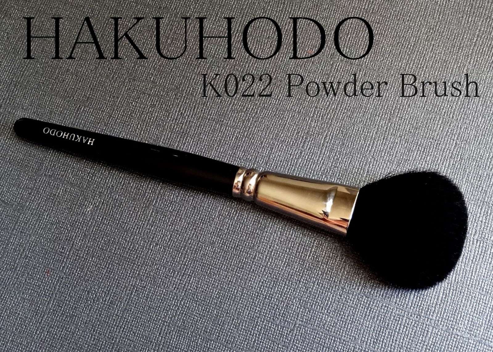 Makeup, Beauty and More Hakuhodo K022 Powder Brush Review, Photos
