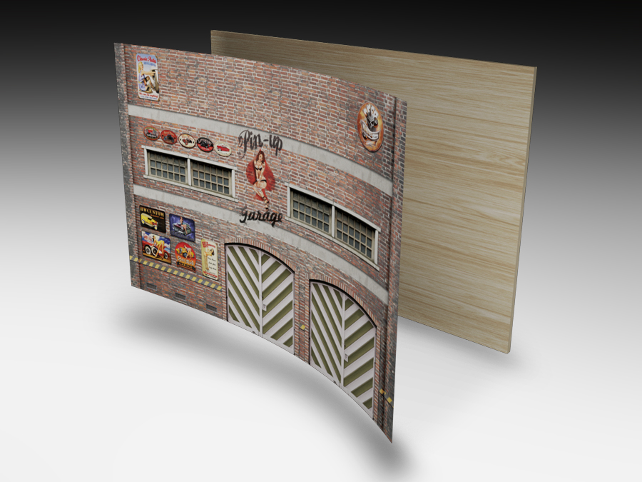 HWCustom Diorama fotográfico Pinup Garage