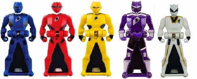 Power Rangers Sentai Legend Mini Key Super Megaforce Jungle Fury Purple Wolf 