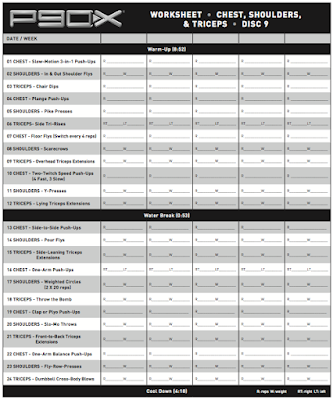 P90X Chest Shoulders Tris Workout - P90X at the Gym - P90X Gym Workout - Powerhouse Gym Tampa