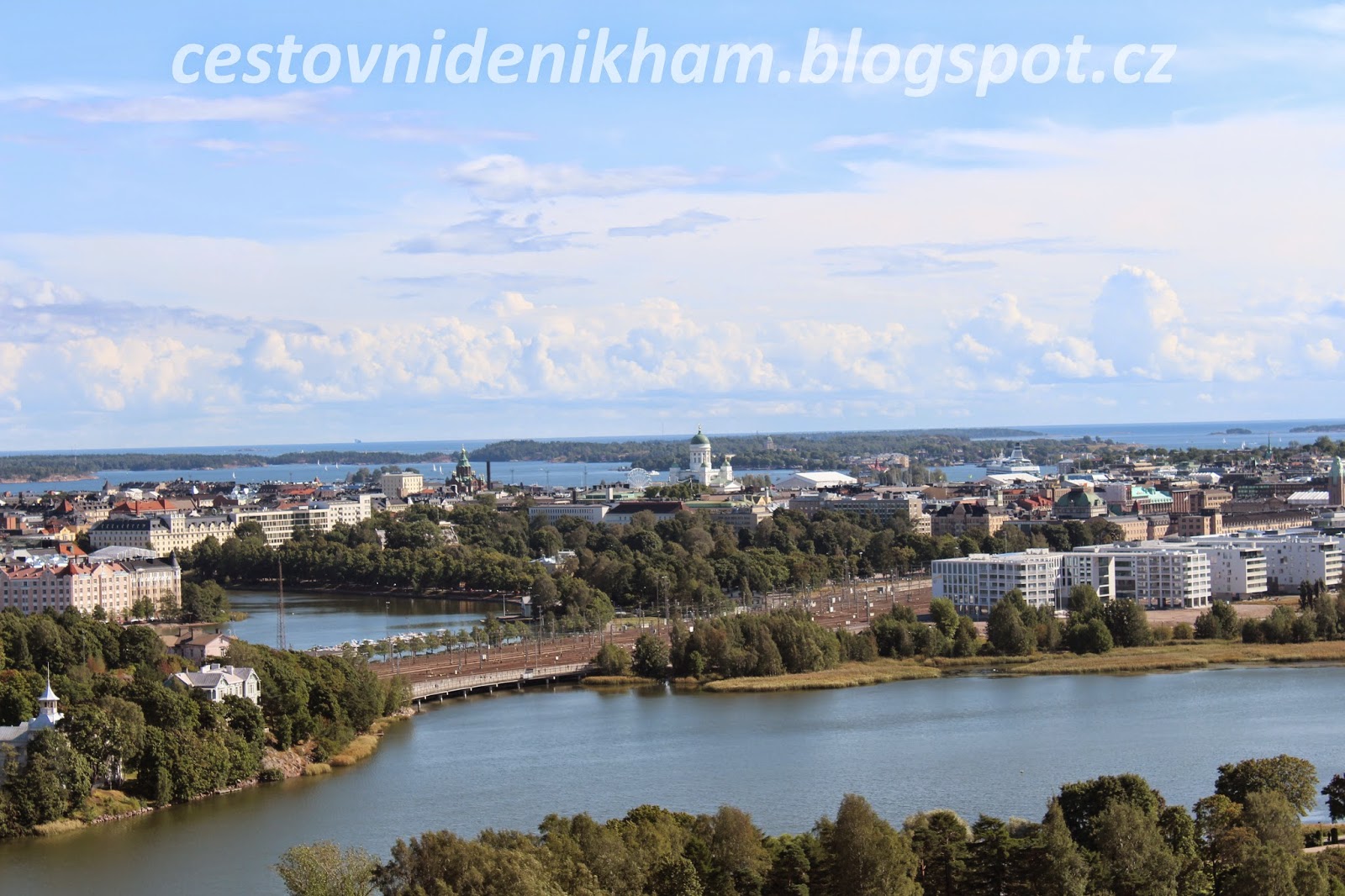 výhled na Helsinki view of Helsinki