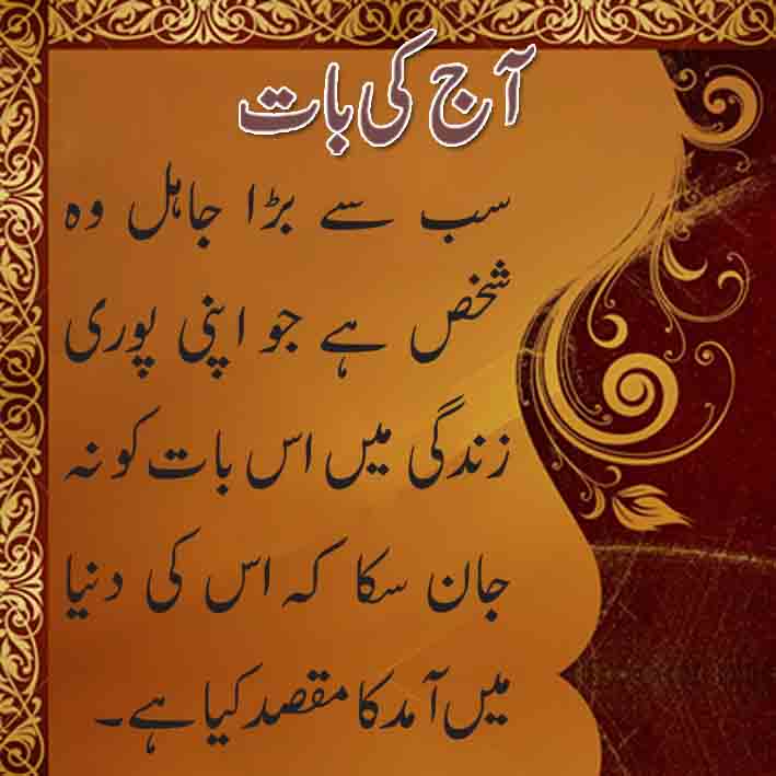 Sab Say Bara Jahil Urdu AqwaleZareen