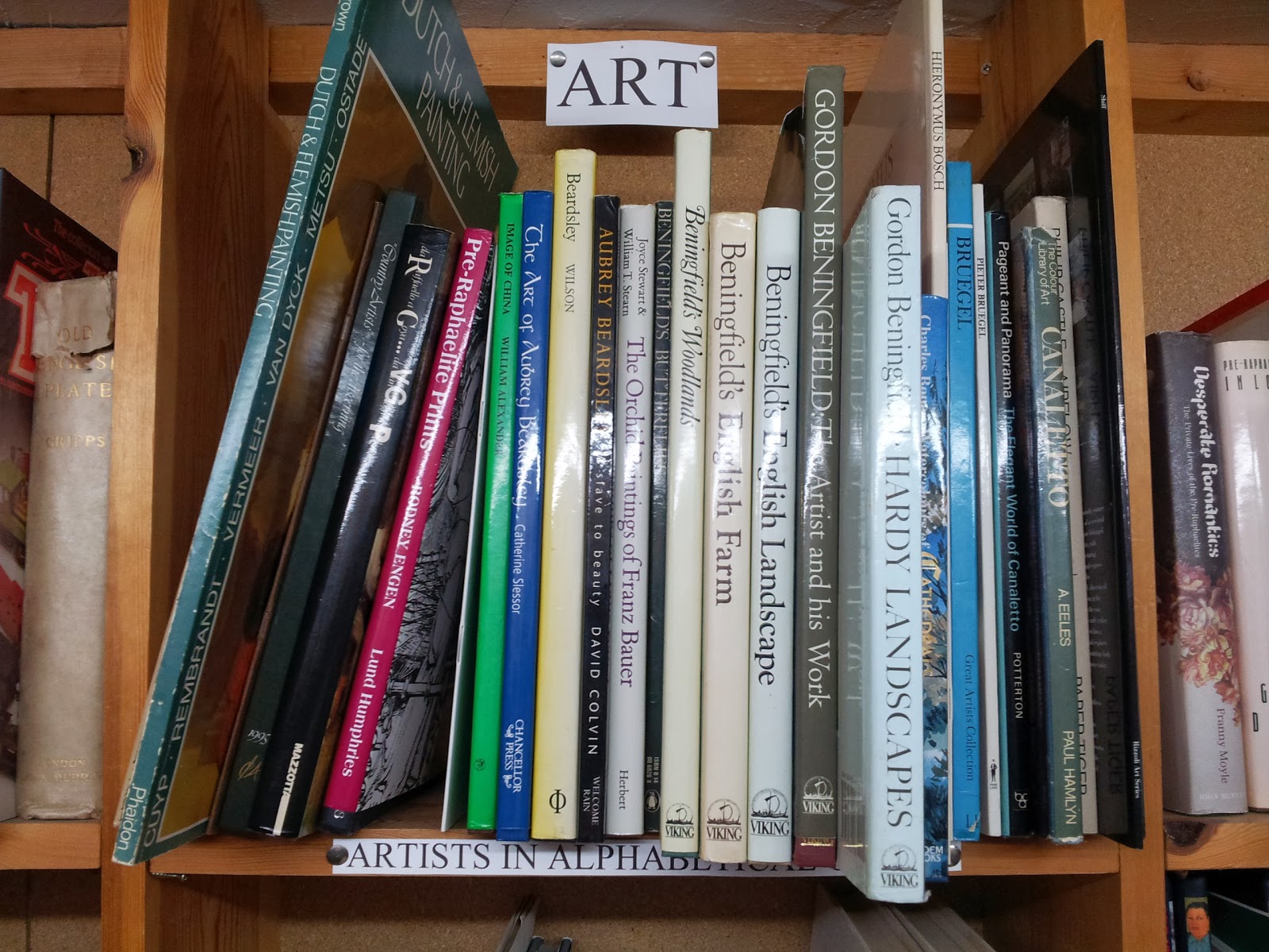 The art of secondhand art book buying and selling