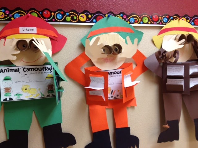 Buzzing About Second Grade: Animal Camouflage Reports and Safari Guide