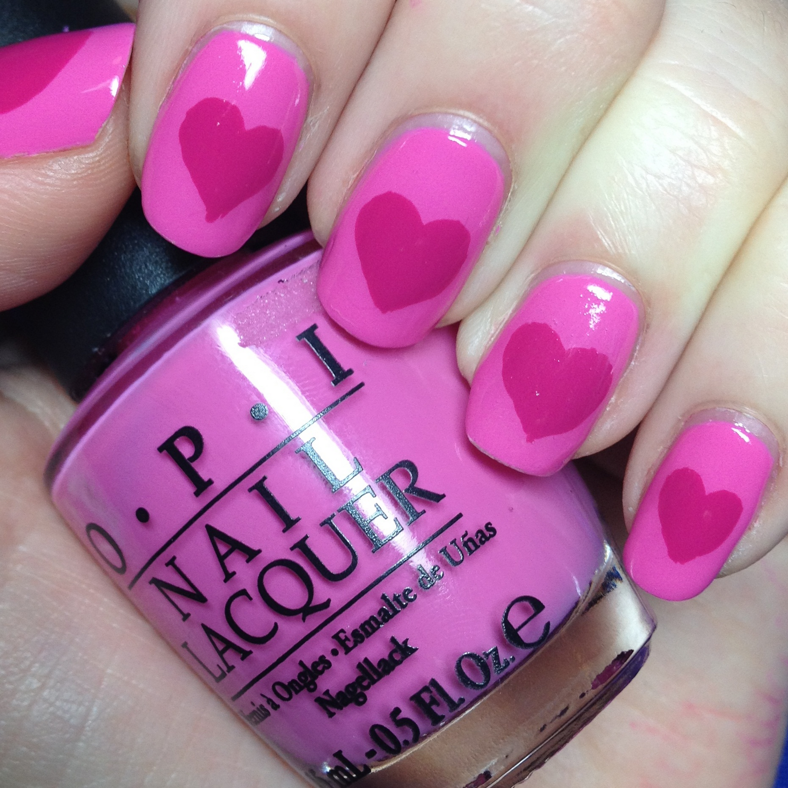 heart nail art design