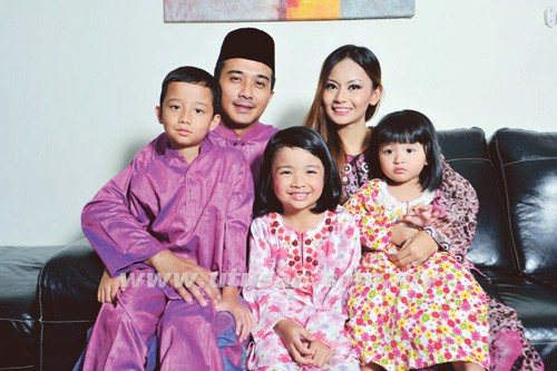 anak-anak dan isteri yang selama ini agak berkurangan kerana kerja